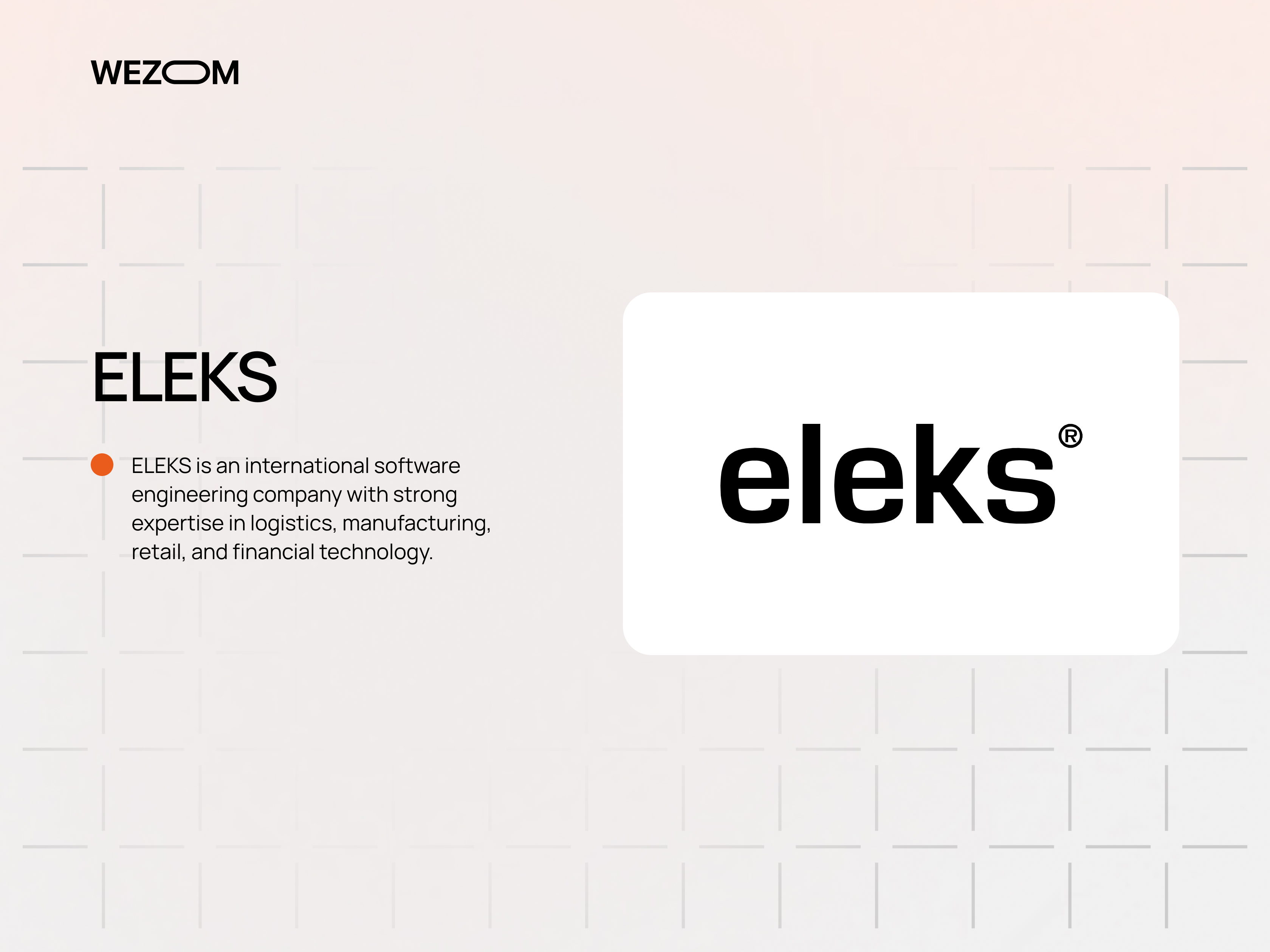 ELEKS ranked among the best logistics software companies with expertise in logistics software development